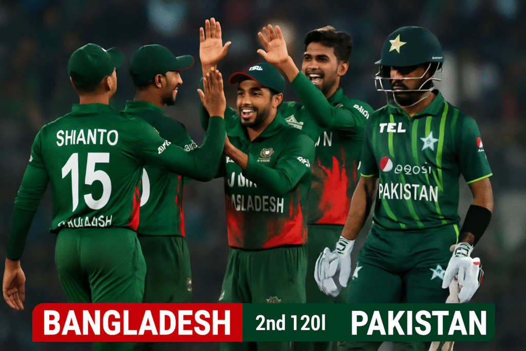 Bangladesh vs Pakistan 2nd T20I