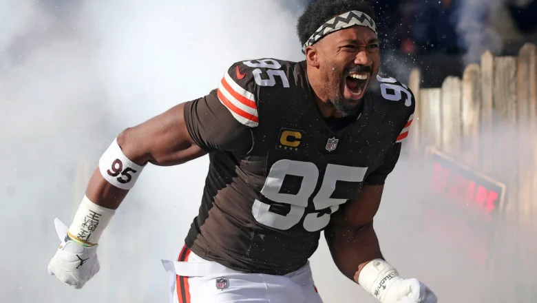 Myles Garrett in Texas A&M uniform